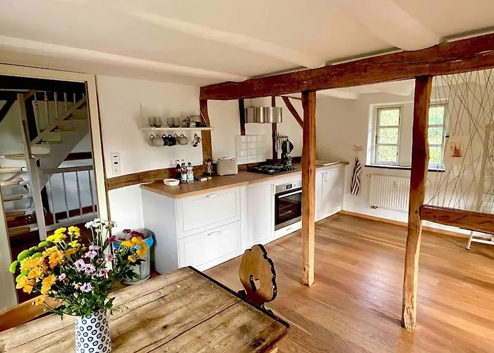 펜션 Fachwerkhaus Am Waldesrand