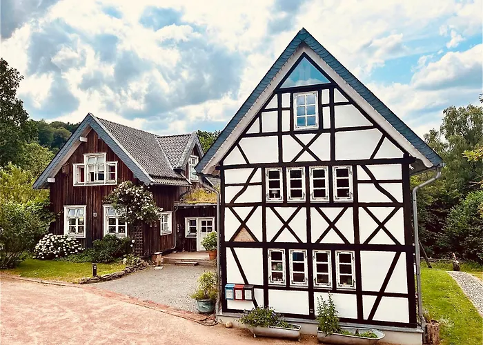 펜션 Fachwerkhaus Am Waldesrand *